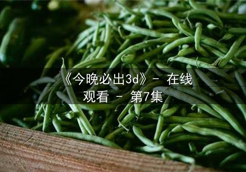 《今晚必出3d》- 在线观看 - 第7集