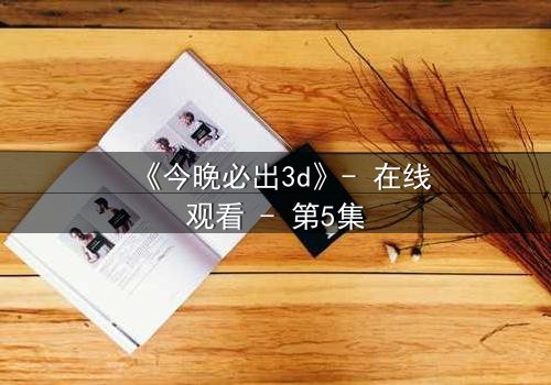 《今晚必出3d》- 在线观看 - 第5集
