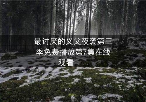最讨厌的义父夜袭第三季免费播放第7集在线观看 - 揭开家族暗黑秘密的终极对决