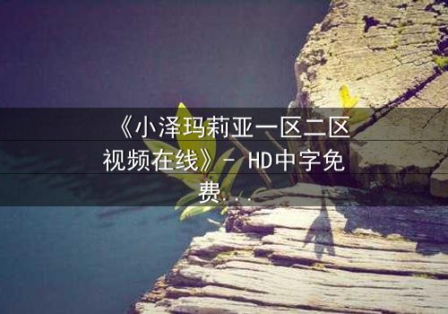 《小泽玛莉亚一区二区视频在线》- HD中字免费 - 完整无删第5集