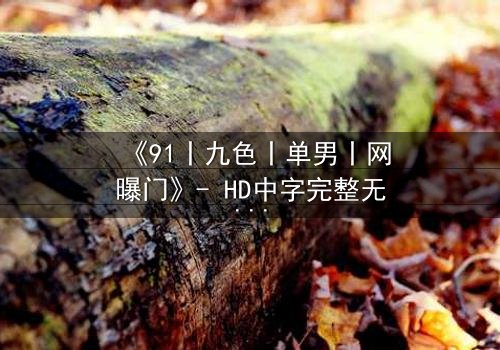 《91丨九色丨单男丨网曝门》- HD中字完整无删 - 揭秘网络风暴背后的情感漩涡