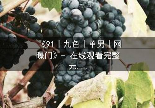 《91丨九色丨单男丨网曝门》- 在线观看完整无删 - 揭秘网络风暴背后的情感漩涡