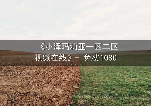 《小泽玛莉亚一区二区视频在线》- 免费1080P超清 - 完整无删第5集