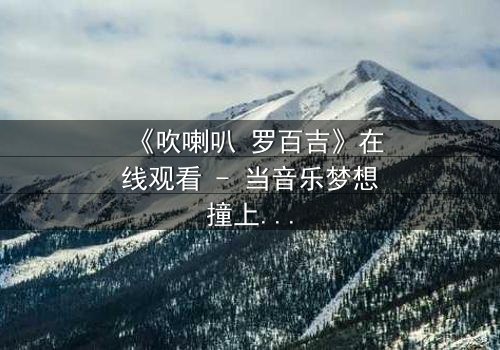 《吹喇叭 罗百吉》在线观看 - 当音乐梦想撞上残酷现实,谁将吹响命运的号角?