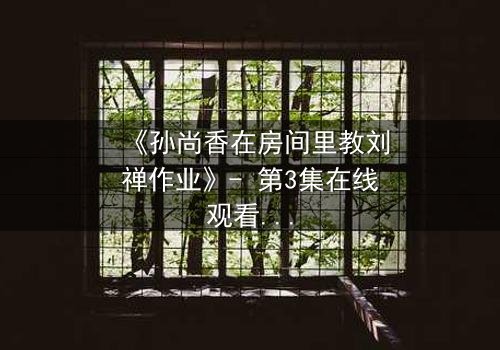 《孙尚香在房间里教刘禅作业》- 第3集在线观看 - 一场意外教学引发的三国风暴