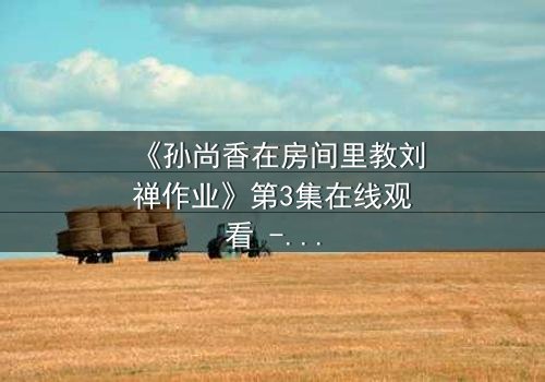 《孙尚香在房间里教刘禅作业》第3集在线观看 - 历史与温情交织的秘密教学