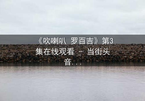 《吹喇叭 罗百吉》第3集在线观看 - 当街头音乐遇上命运抉择,谁能守住初心?