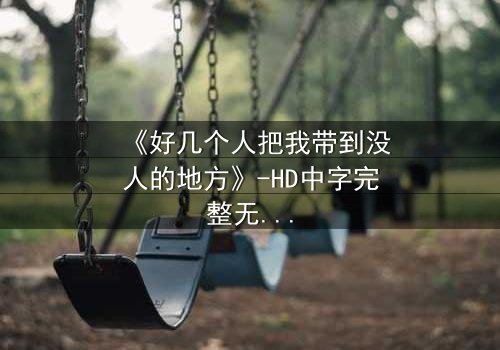 《好几个人把我带到没人的地方》-HD中字完整无删 - 当信任成为最危险的陷阱