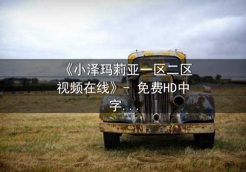 《小泽玛莉亚一区二区视频在线》- 免费HD中字 - 1080P超清完整无删